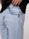 Чоловічі джинси мом 32 блакитний DESIGN ЦБ-00220225 | 6842461 | фото 2