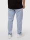 Чоловічі джинси мом 32 блакитний DESIGN ЦБ-00220225 | 6842461 | фото 3
