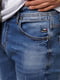 Чоловічі джинси регуляр 29 синій Resalsa ЦБ-00220237 | 6842473 | фото 3