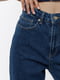 Жіночі джинси мом 32 синій Yuki ЦБ 00217706 | 6842548 | фото 2