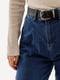 Жіночі джинси балони 32 темно синій Yuki ЦБ 00228359 | 6842574 | фото 2