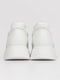 Шкіряні білі кросівки зі структурною підошвою | 6842647 | фото 5