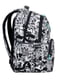 Рюкзак для хлопчиків PICK DOGS PLANET чорно-білий CoolPack ЦБ-00226843 | 6842715 | фото 2