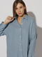 Жіноча сорочка з довгим рукавом S блакитний Madmext ЦБ-00218974 | 6842773 | фото 2