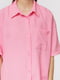 Жіноча сорочка регуляр S Рожевий Maestro ЦБ-00219054 | 6842779 | фото 2