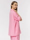 Жіноча сорочка регуляр S Рожевий Maestro ЦБ-00219054 | 6842779 | фото 3