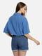 Жіноча сорочка регуляр S індіго Maestro ЦБ-00219056 | 6842780 | фото 3