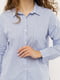 Жіноча сорочка з довгим рукавом S блакитний Miss Brown ЦБ-00224604 | 6842786 | фото 2