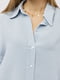 Жіноча сорочка з довгим рукавом XS блакитний Never More ЦБ-00227872 | 6842790 | фото 2