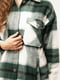 Жіноча сорочка з довгим рукавом S зелений Madmext ЦБ-00233189 | 6842798 | фото 3