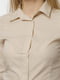 Жіноча сорочка слім з довгим рукавом 36 бежевий GOOD WILL ЦБ-00216184 | 6842808 | фото 2