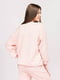 Світшот жіночий оверсайз XL світло-рожевий Yuki ЦБ-00183887 | 6843347 | фото 3