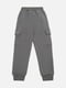 Спортивні штани для хлопчика 116 сірий Lizi Kids ЦБ-00220697 | 6843512 | фото 3