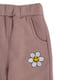 Спортивні штани для дівчинки 86 пудровий Yuki ЦБ-00230284 | 6843546 | фото 2