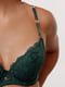 Жіночий бюстгальтер 75B темно-зелений Beisdanna ЦБ-00232999 | 6843779 | фото 2