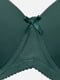 Жіночий бюстгальтер лисичка 95D темно-зелений Beisdanna ЦБ-00233010 | 6843785 | фото 2