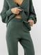 Жіночий костюм зі штанами one size оливковий Rey ЦБ-00233465 | 6843890 | фото 6