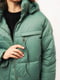 Жіноча куртка 48 зелений XUEJIAYI ЦБ-00223827 | 6844050 | фото 3