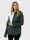 Куртка жіноча Qalinka ЦБ-00228723 L Темно-зелений | 6844056