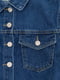 Куртка джинсова для дівчинки 122 темно-синій Breeze Girls ЦБ-00241840 | 6844126 | фото 2