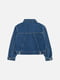 Куртка джинсова для дівчинки 122 темно-синій Breeze Girls ЦБ-00241840 | 6844126 | фото 3