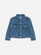 Куртка джинсова для дівчинки 122 блакитний Breeze Girls ЦБ-00242194 | 6844127