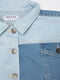Куртка джинсова для дівчинки 164 блакитний Breeze Girls ЦБ-00209753 | 6844128 | фото 2