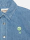 Джинсова куртка для дівчинки 110 блакитний WORRN ЦБ-00209820 | 6844129 | фото 2