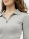 Жіноча футболка S сірий Karol ЦБ-00227830 | 6844186 | фото 2