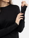 Жіноча футболка з довгим рукавом S чорний Karol ЦБ-00241515 | 6844192 | фото 3