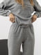 Жіноча піжама L сірий Lindros ЦБ-00233221 | 6844204 | фото 4