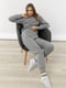 Жіноча піжама L сірий Lindros ЦБ-00233221 | 6844204 | фото 5