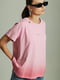 Розовая хлопковая футболка | 6845579 | фото 2