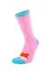 Шкарпетки рожеві з принтом зимові бавовняні | 6845993