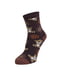Шкарпетки коричневі "Ведмедики" | 6846052