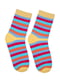 Шкарпетки для немовлят бавовняні жовті в смужку | 6846173