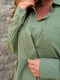 Костюм лляний оливкового кольору: сорочка і штани | 6846669 | фото 3