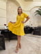 Муслінова сукня А-силуету гірчичного кольору | 6846753 | фото 10