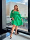 Муслінова зелена сукня вільного фасону | 6846754 | фото 4