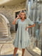 Муслінова сукня А-силуету оливкового кольору | 6846755 | фото 2