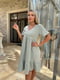 Муслінова сукня А-силуету оливкового кольору | 6846755 | фото 9
