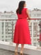 Сукня-міді червона із рукавами-крильцями | 6846764 | фото 2