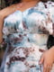 Сукня міді з шовку білого кольору в принт | 6846807 | фото 4
