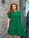 Зелена сукня вільного крою із американського крепу | 6846833 | фото 3