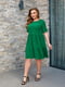 Зелена сукня вільного крою із американського крепу | 6846833 | фото 6