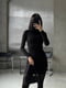 Утеплена чорна сукня міні | 6846908 | фото 3