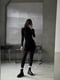 Утеплена чорна сукня міні  | 6846908 | фото 6