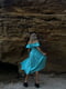 Муслінова розкльошена сукня м’ятного кольору з відкритими плечима | 6846909 | фото 4