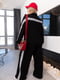 Трикотажний чорний костюм: кофта та штани-палаццо | 6846943 | фото 3