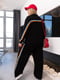 Трикотажний чорний костюм: кофта та штани-палаццо | 6846944 | фото 5